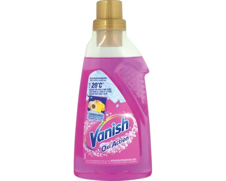 Vanish Oxi Action Fleckenentferner Gel Farbsicher 2 x 750 ml