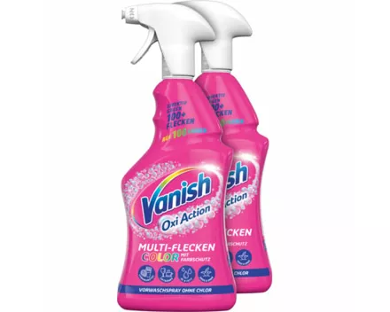 Vanish Oxi Action Multi-Flecken-Vorwaschspray Color 2 x 750 ml