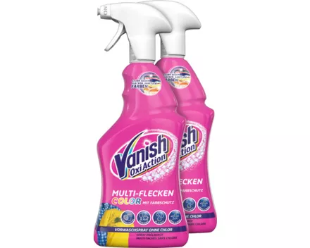 Vanish Oxi Action Multi-Flecken-Vorwaschspray Color 2 x 750 ml