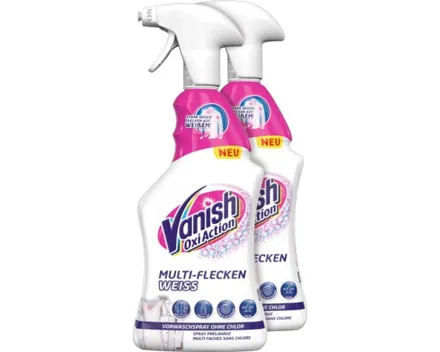 Vanish Oxi Action Multi-Flecken-Vorwaschspray Weiss 2 x 750 ml