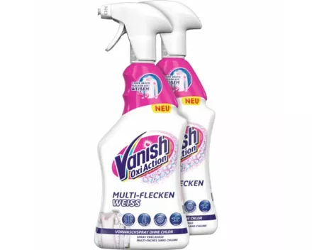 Vanish Oxi Action Multi-Flecken-Vorwaschspray Weiss 2 x 750 ml