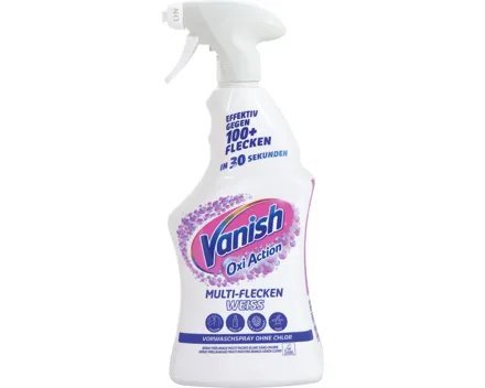 Vanish Oxi Action Multi-Flecken-Vorwaschspray Weiss 2 x 750 ml