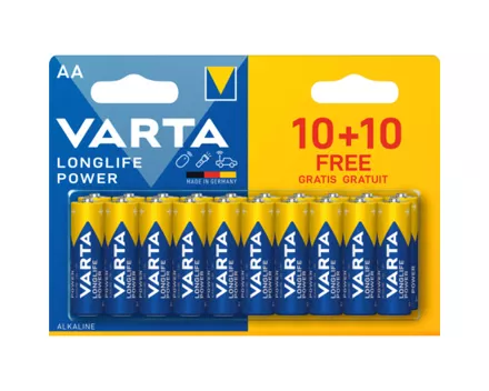 Varta Batt. AA 10+10St Longlife