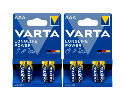 Varta Batterien Longlife Power Aaa/Lr03 2x 4 Stück