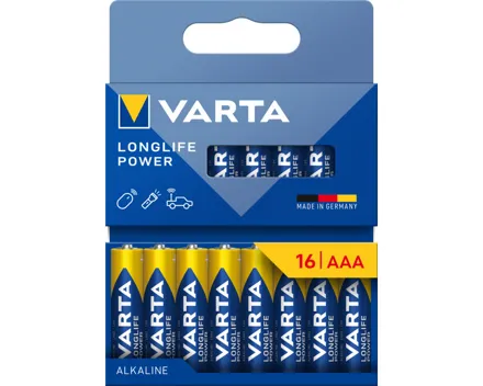 Varta Longlife Power Batterien Aaa/Lr03 16 Stück