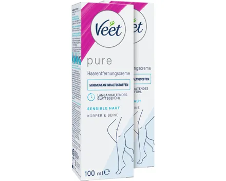 Veet Creme für sensible Haut 2 x 100 ml