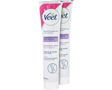 Veet Haarentfernungs-Creme Körper & Beine 2 x 180 ml