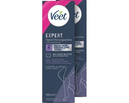 Veet Haarentfernungscreme Körper & Beine 2 x 100 ml