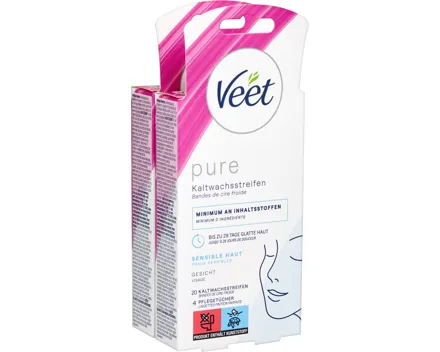 Veet Kaltwachsstreifen Gesicht