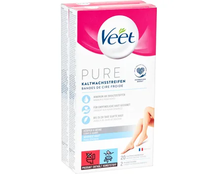 Veet Kaltwachsstreifen Körper & Beine