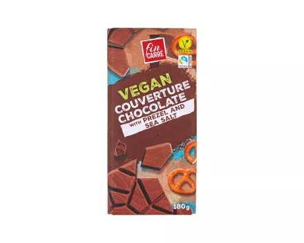 Vegane Schokolade Brezel & Meersalz​