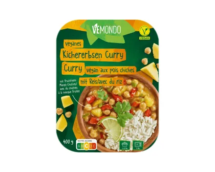 Veganes Kichererbsencurry