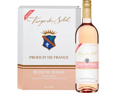 Verger du Soleil Syrah Rosé Pays d’Oc IGP