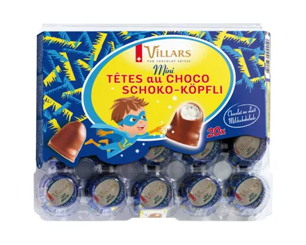 Villars Choco-Köpfli Milch Mini 20 Stück