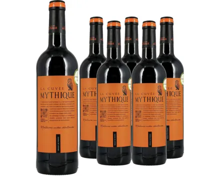 Vin de Pays d'Oc IGP La Cuvée Mythique 6x 75cl (2023) – Rotwein, Frankreich (0.75l)