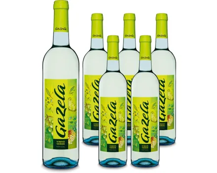 Vinho Verde DOC Gazela 6x 75cl – Weisswein, Portugal (0.75l)