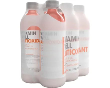 Vitamin Well Antioxidant Vitamin C + E, Selen, Mangan 6 x 50 cl