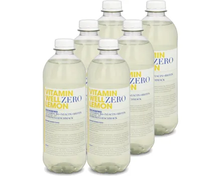 Vitamin Well Lemon Zero 6x 50cl