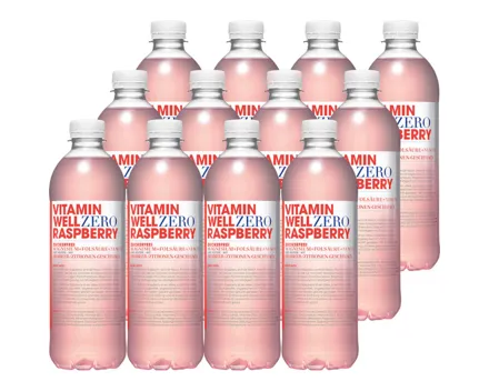 Vitamin Well Raspberry Zero 12x 50cl