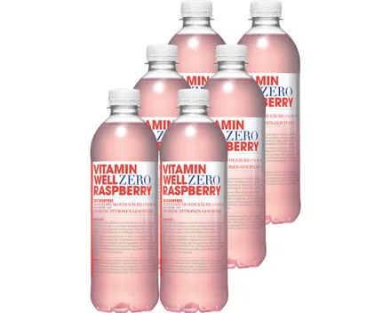 Vitamin Well Raspberry Zero 6x 50cl