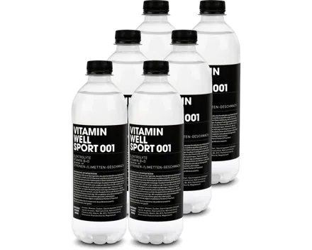 Vitamin Well Sport 001 6x 50cl
