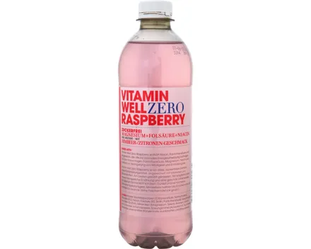 Vitamin Well Zero Raspberry 12 x 50 cl