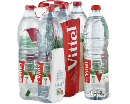 Vittel Mineralwasser , 6er-Pack