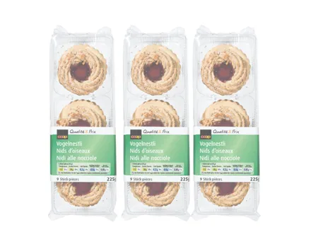 Vogelnestli 9 Stück 3x 225g