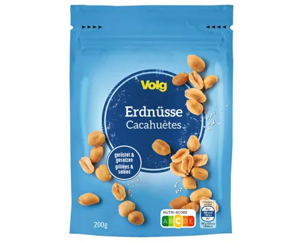 Volg Erdnüsse geröstet & gesalzen