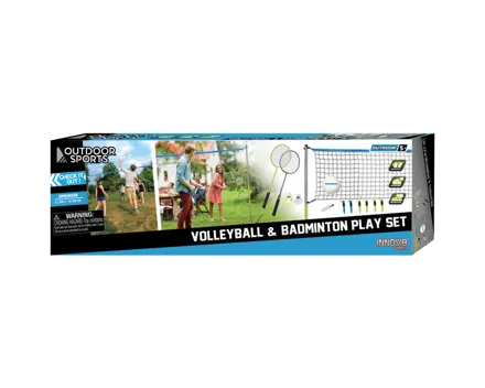 Volleyball & Badminton Spielset