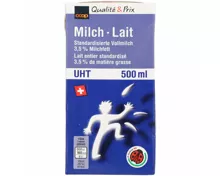 Vollmilch UHT 3.5% IP-Suisse