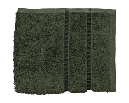 Vossen Gästetuch 30 x 50 cm dunkelgrün