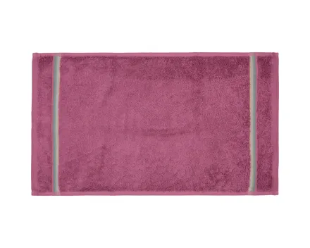 Vossen Gästetuch 30 x 50 cm mit Flachbordüre bordeaux