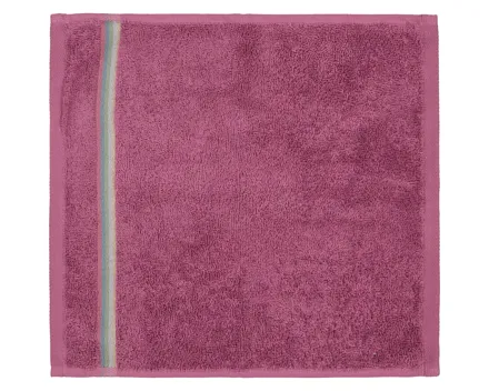 Vossen Waschlappen 30 x 30 cm mit Flachbordüre bordeaux
