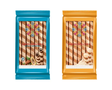 Waffelröllchen