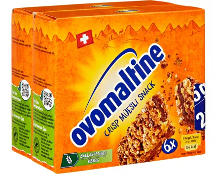 Wander Ovomaltine Riegel Crisp Müesli Snack