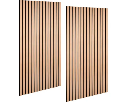Wandpaneele Lines 2er-Set MDF Eiche Artisan