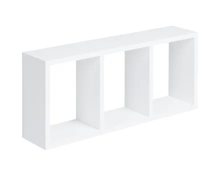 Wandregal Triade Dekor weiss 70 x 30 x 15 cm