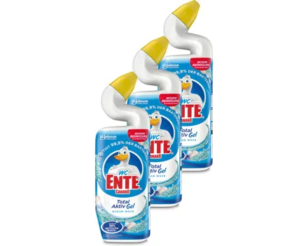WC-Ente Total Aktiv Gel Ocean Wave 3x750ml