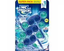 WC-Frisch Blau Kraft-Aktiv Ozean, 3 x 50 g, Multipack