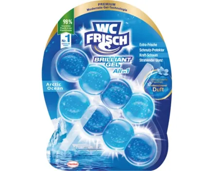 WC Frisch Einhänger Brillant Gel Arctic Ocean 2 x 42 g