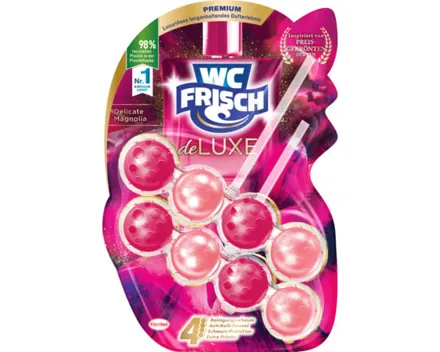 WC Frisch Einhänger Duft DeLuxe Delicate Magnolia 2 x 50 g