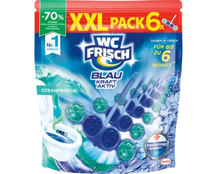 WC Frisch Kraft Blauspüler Ozean 6 x 50 g