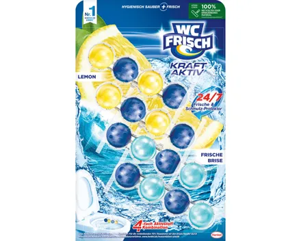 WC Frisch Reiniger Kraft Mix Lemon 4 x 50 g