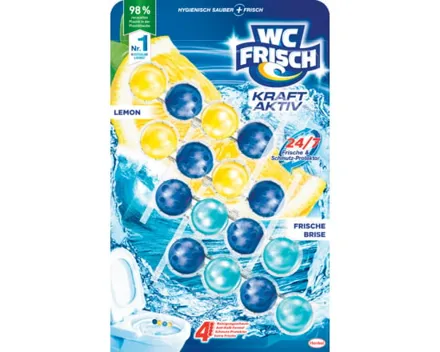 WC Frisch Reiniger Kraft Mix Lemon 4 x 50 g