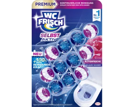 WC Frisch Selbst Aktiv Blau Blüten 3x50g