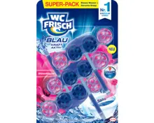 WC Frisch WC-Einhänger Blau Kraft Blütenfrische 3 Stück