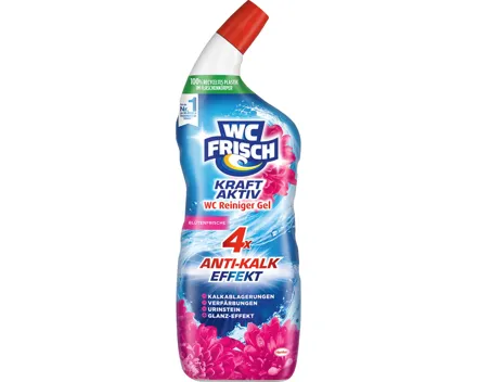 WC Frisch WC Reiniger Gel Kraft Aktiv Blütenfrische 2 x 750 ml
