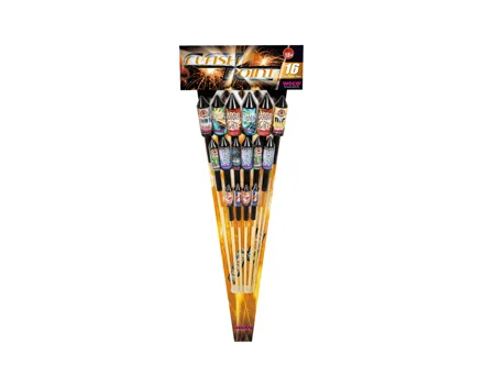 WECO Raketen-Sortiment «Flash Point», 16-tlg. (nur in ausgewählten Filialen erhältlich)