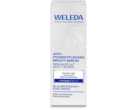 Weleda Anti-Pigmentflecken Bright Serum Blauer Enzian & Edelweiss